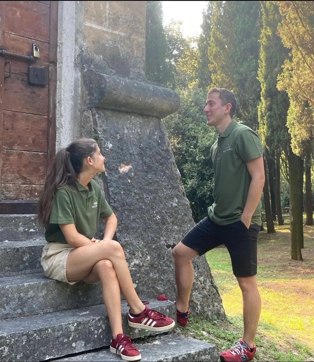 Una visita guidata nel parco insieme alla proprietaria